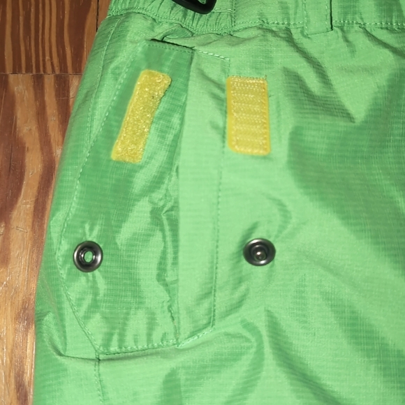 Kiltec Removable Bib Snowpants US 3-4 Kids Water Resistant Windproof Lime Green - Picture 5 of 10